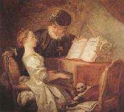 Jean Honore Fragonard The Music Lesson (mk08) Sweden oil painting artist